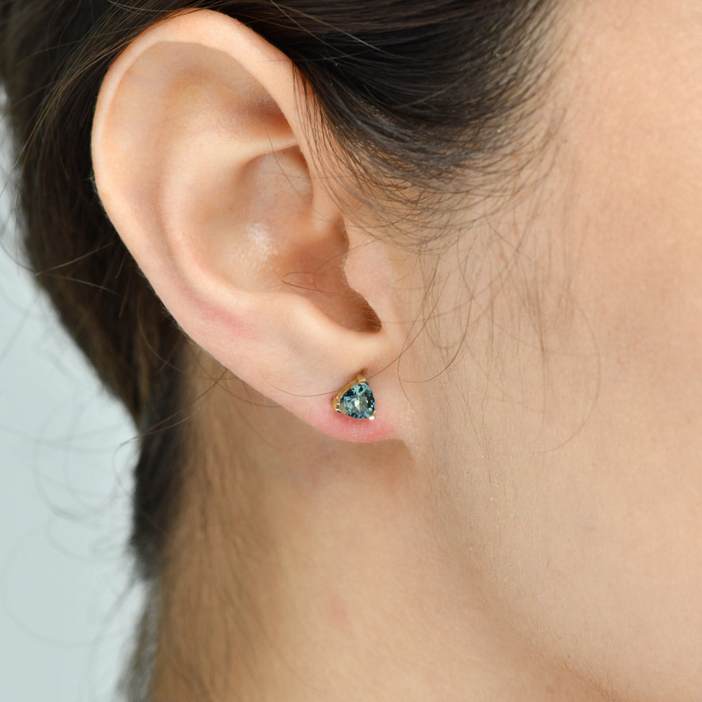Maira Trilliant Sapphire Earrings