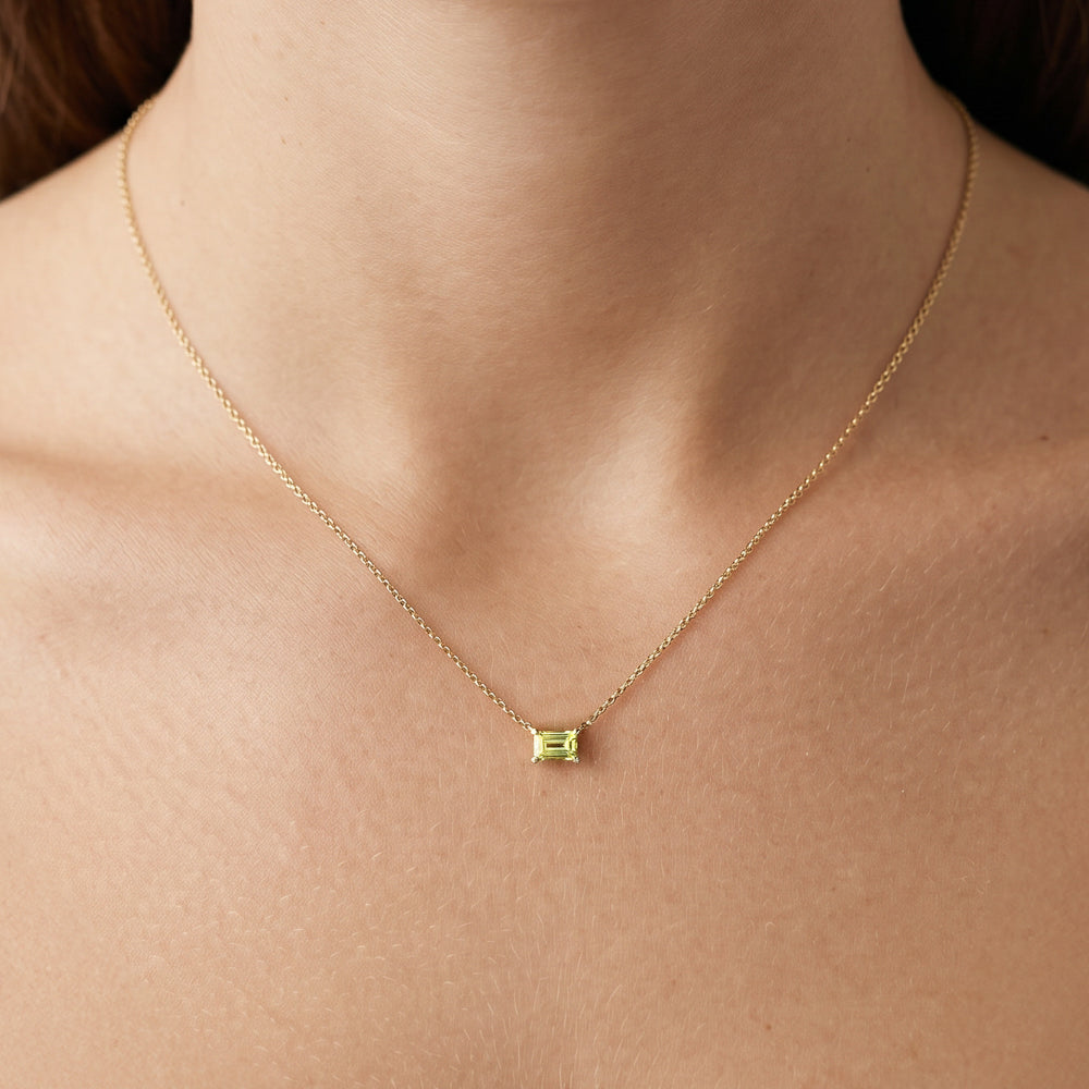 Maya Baguette Necklace