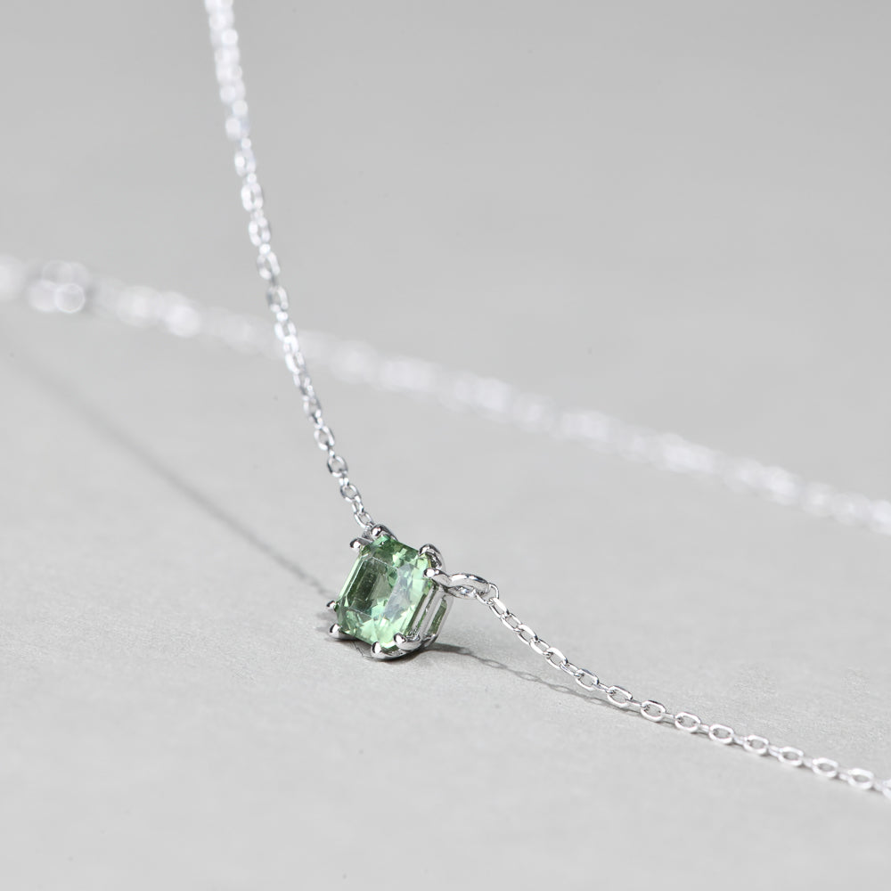 Sadie Square Emerald Necklace