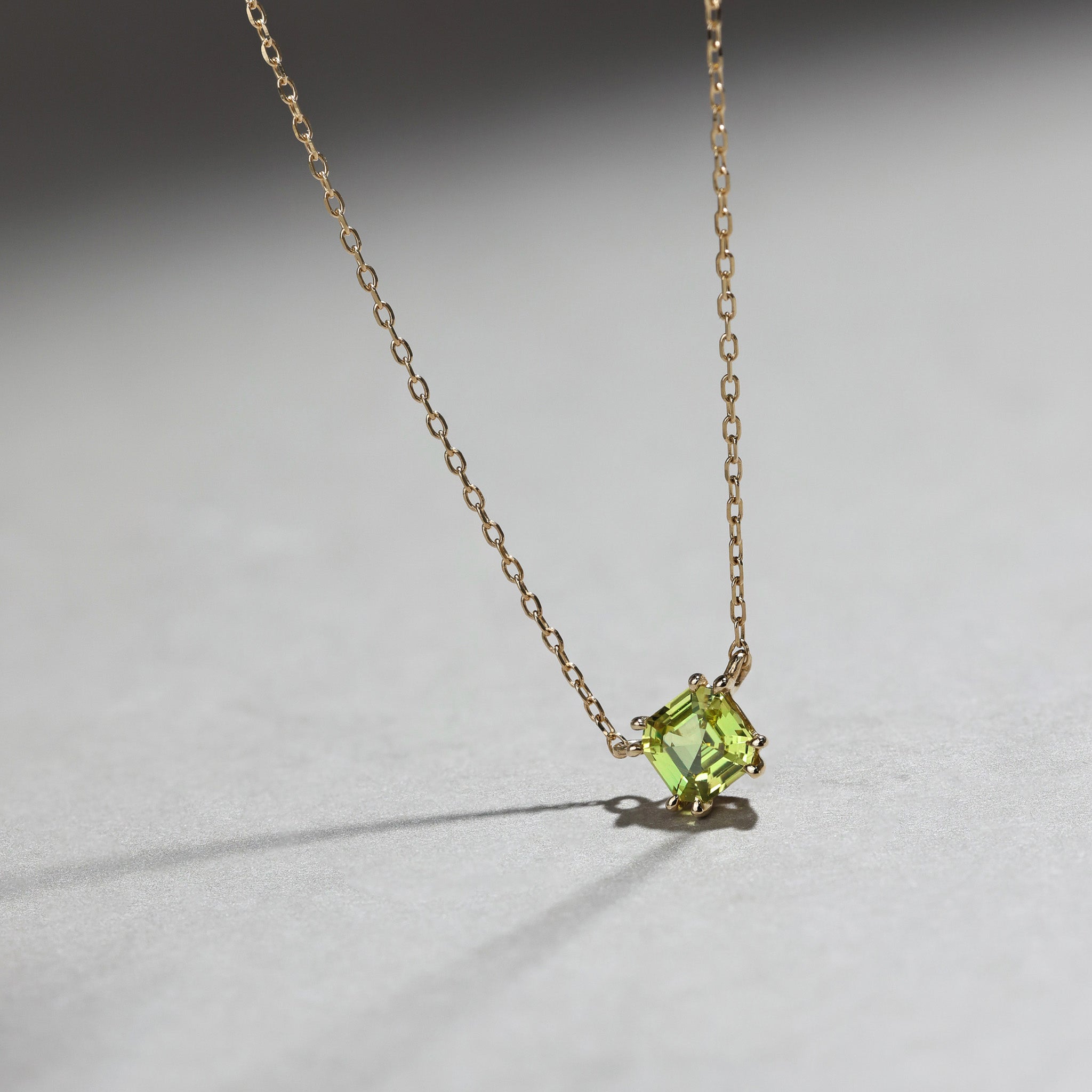 Sadie Square Emerald Necklace