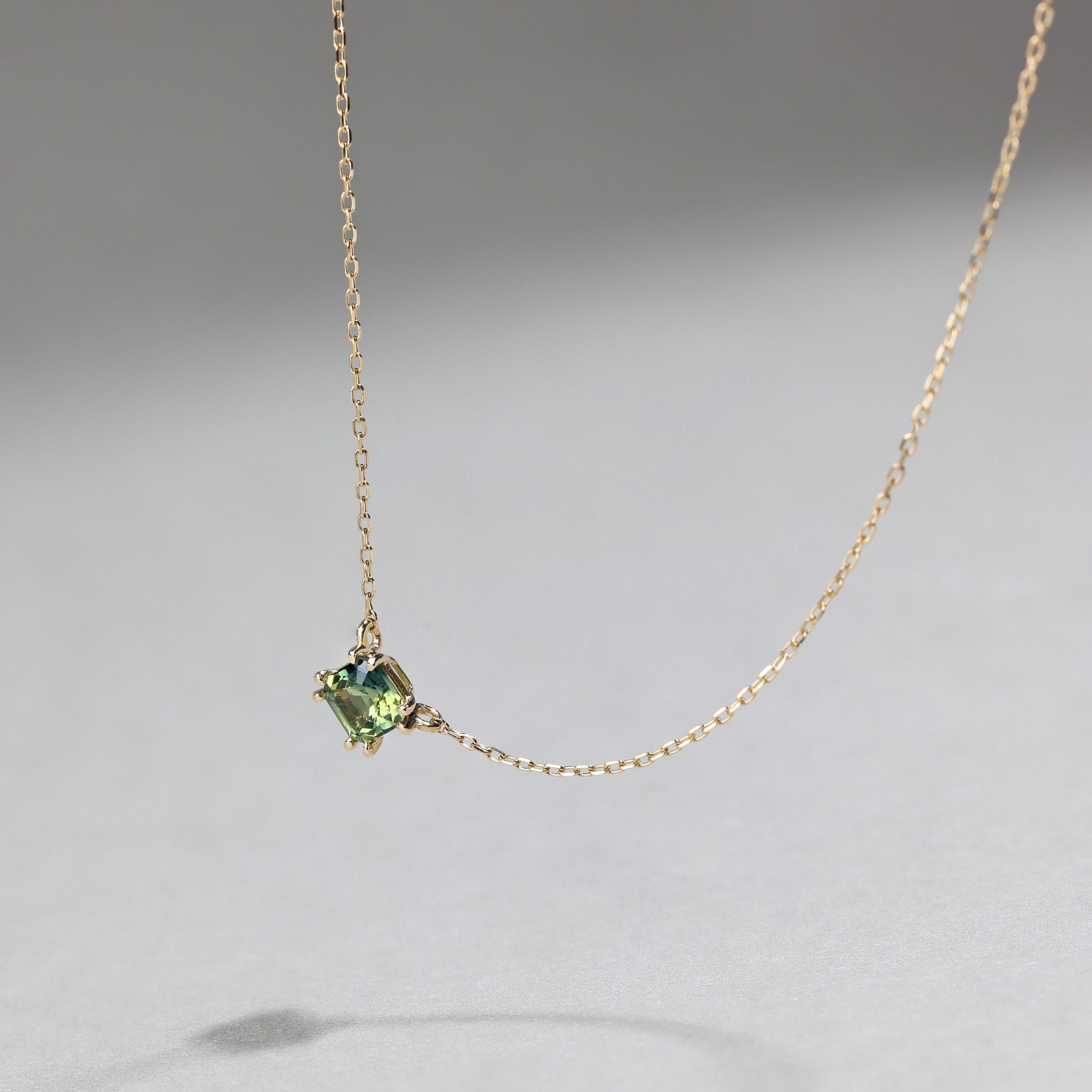 Sadie Square Emerald Necklace
