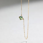 Sadie Square Emerald Necklace
