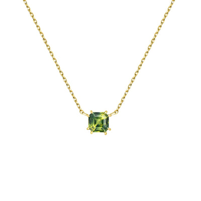 Sadie Square Emerald Necklace