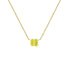Sadie Square Emerald Necklace