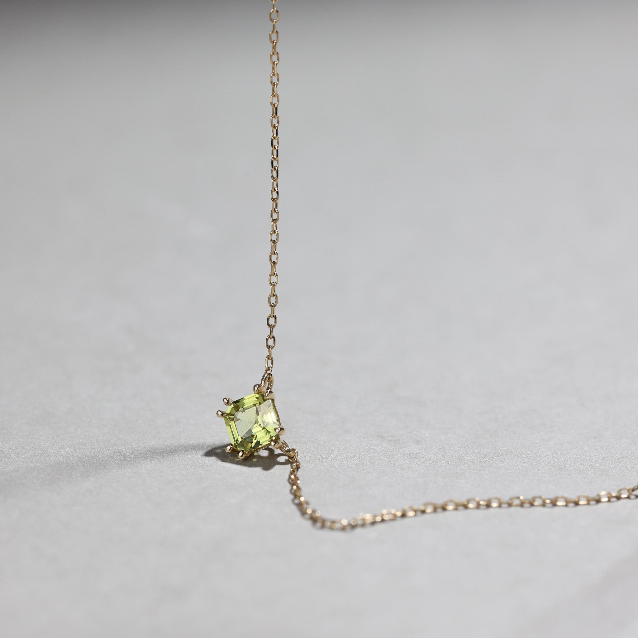 Sadie Square Emerald Necklace