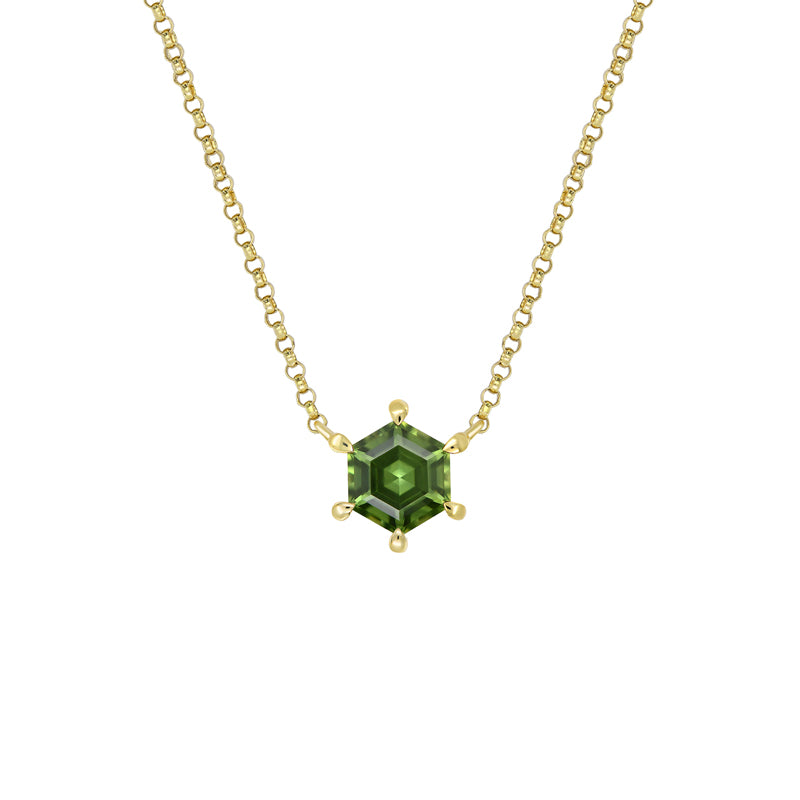 Maya Hexagon Necklace