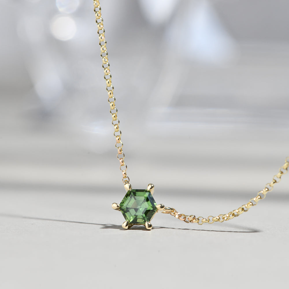 Maya Hexagon Necklace