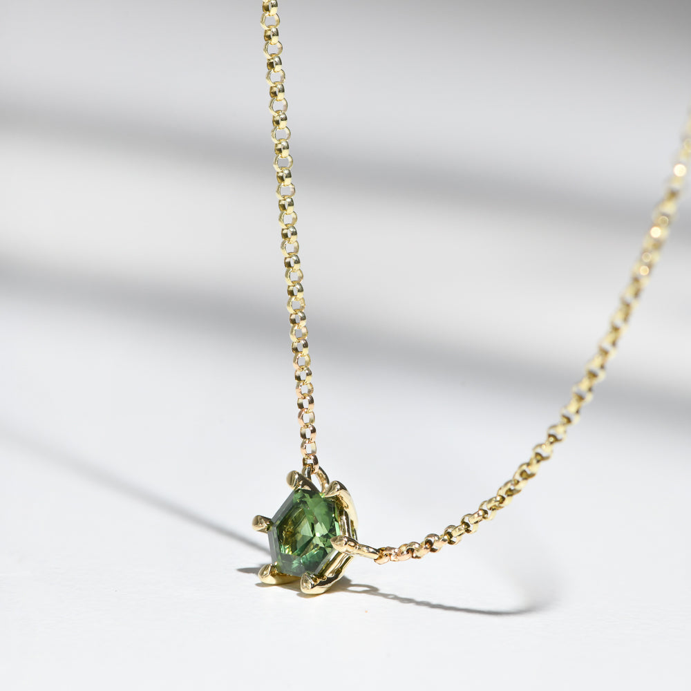 Maya Hexagon Necklace