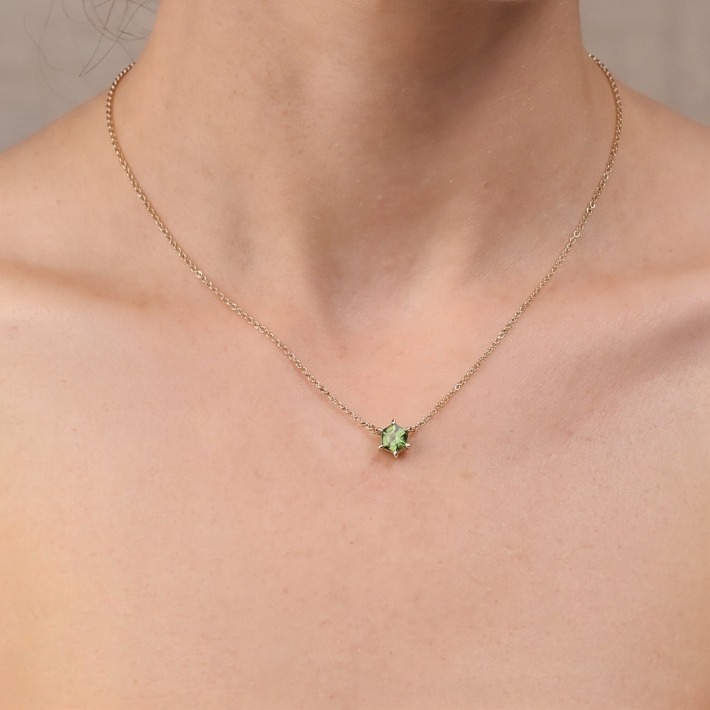 Maya Hexagon Necklace