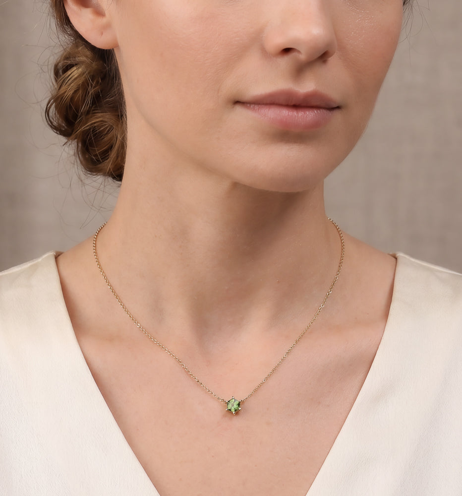 Maya Hexagon Necklace