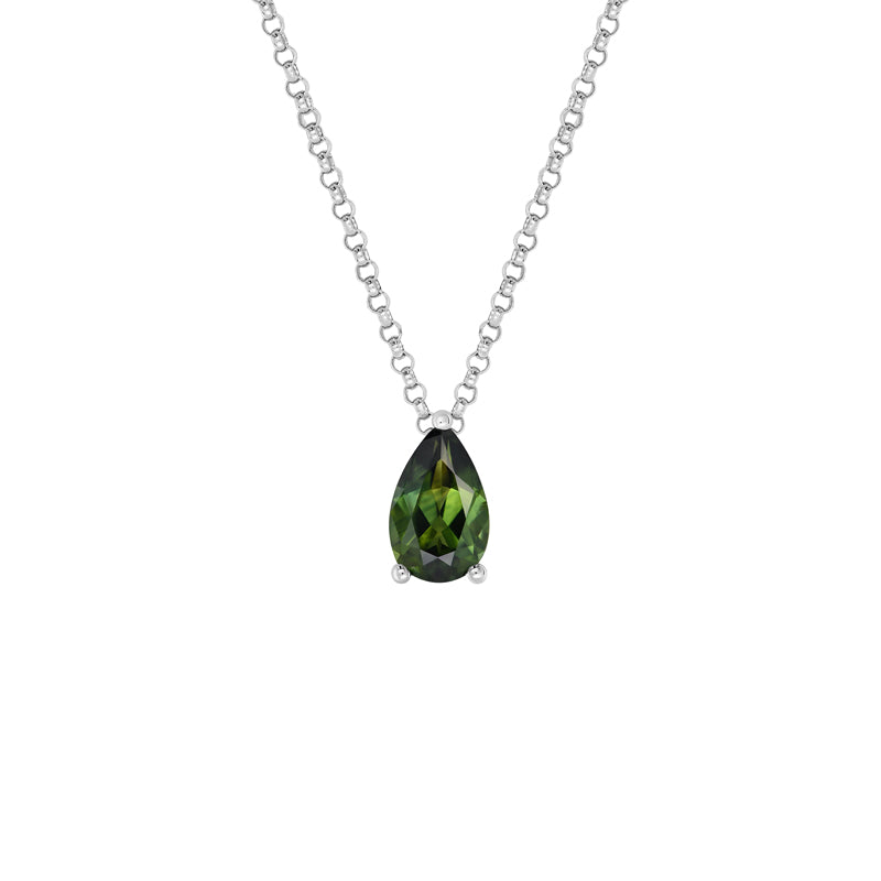 Maira Pear Sapphire Necklace