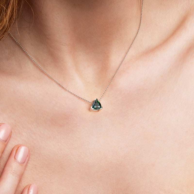 Maira Trilliant Sapphire Necklace