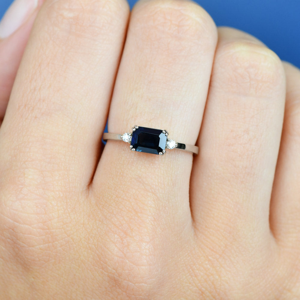 Marceline Emerald Sapphire Ring