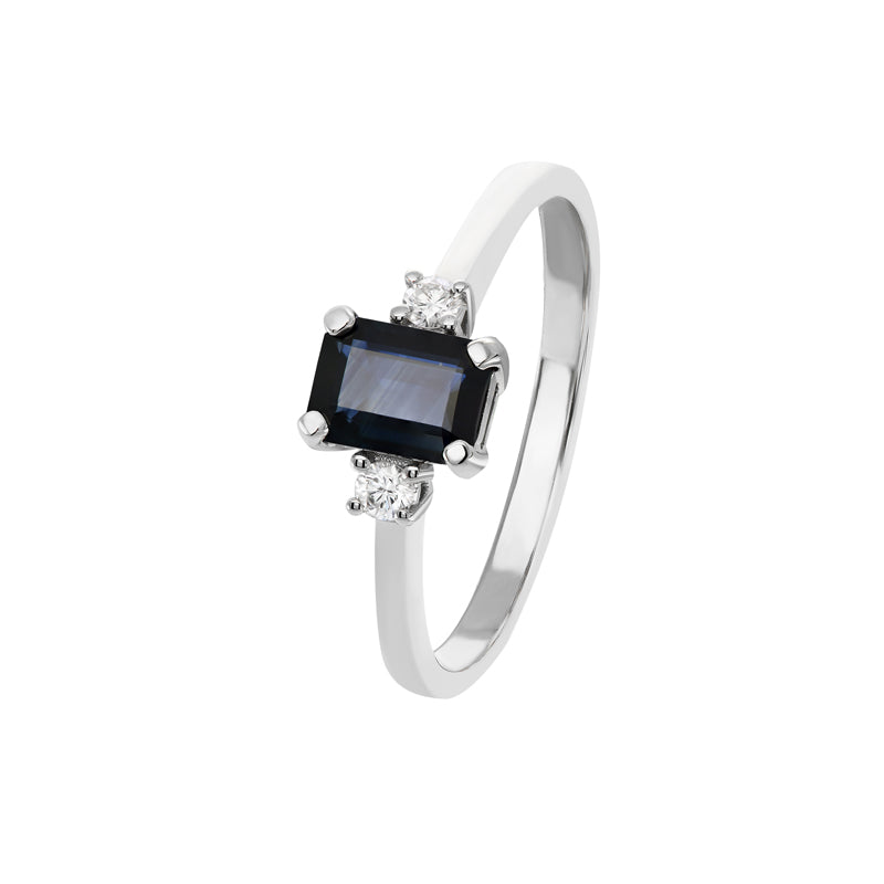 Margo Emerald Sapphire Ring