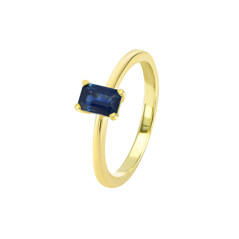 Maira Emerald Sapphire Ring