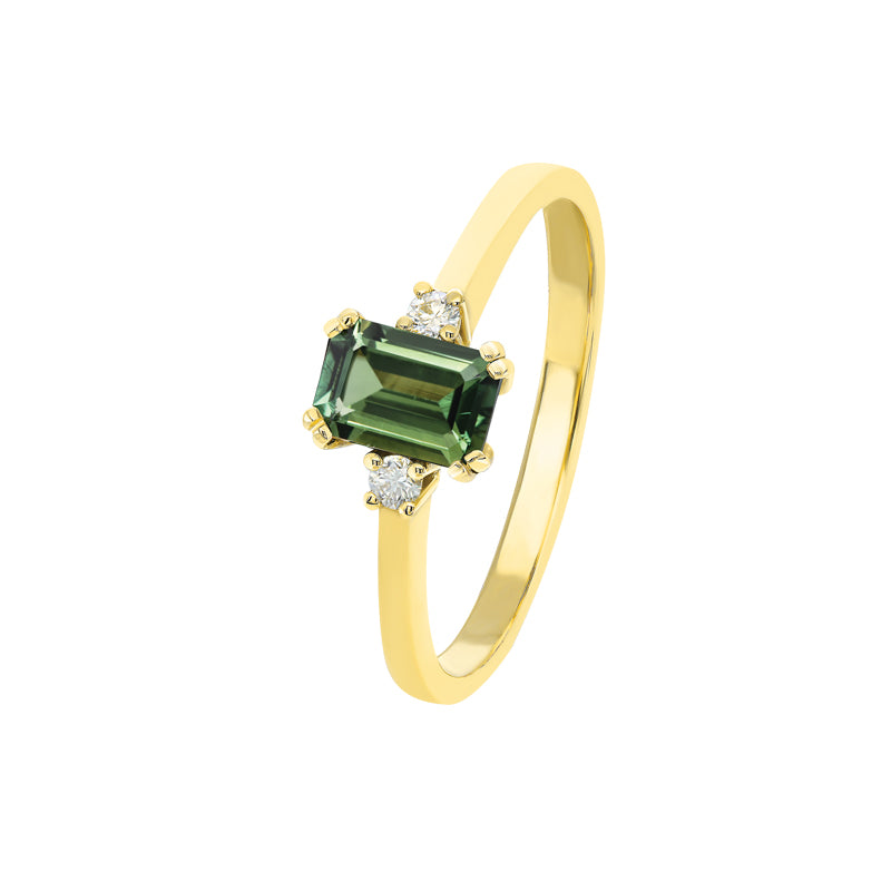 Marceline Emerald Sapphire Ring