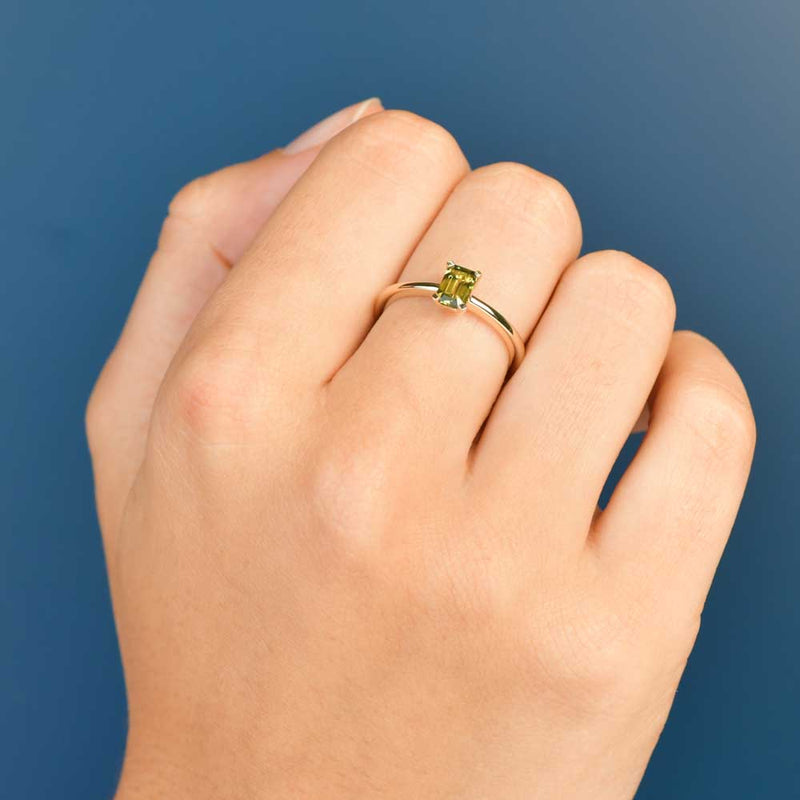 Maira Emerald Sapphire Ring