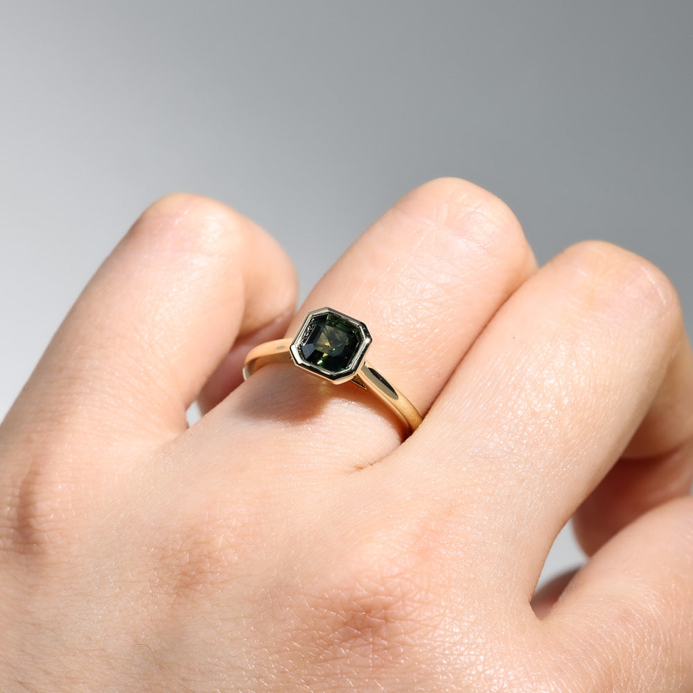 Eloise Square Emerald Ring