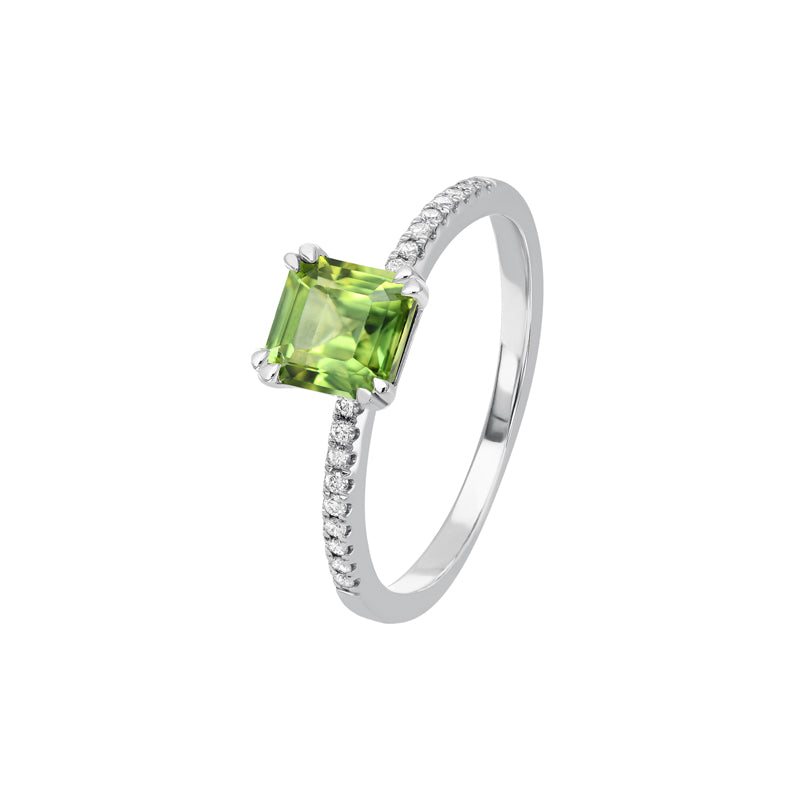 Ramona Square Emerald Ring
