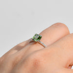 Ramona Square Emerald Ring