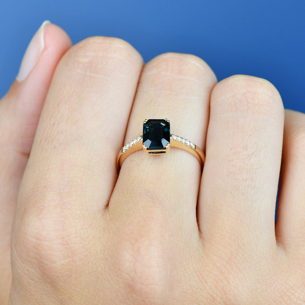 Maisel Emerald Sapphire Ring