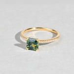Ramona Square Emerald Ring