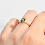 Ramona Square Emerald Ring