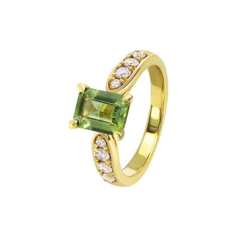 Cecilia Emerald Ring