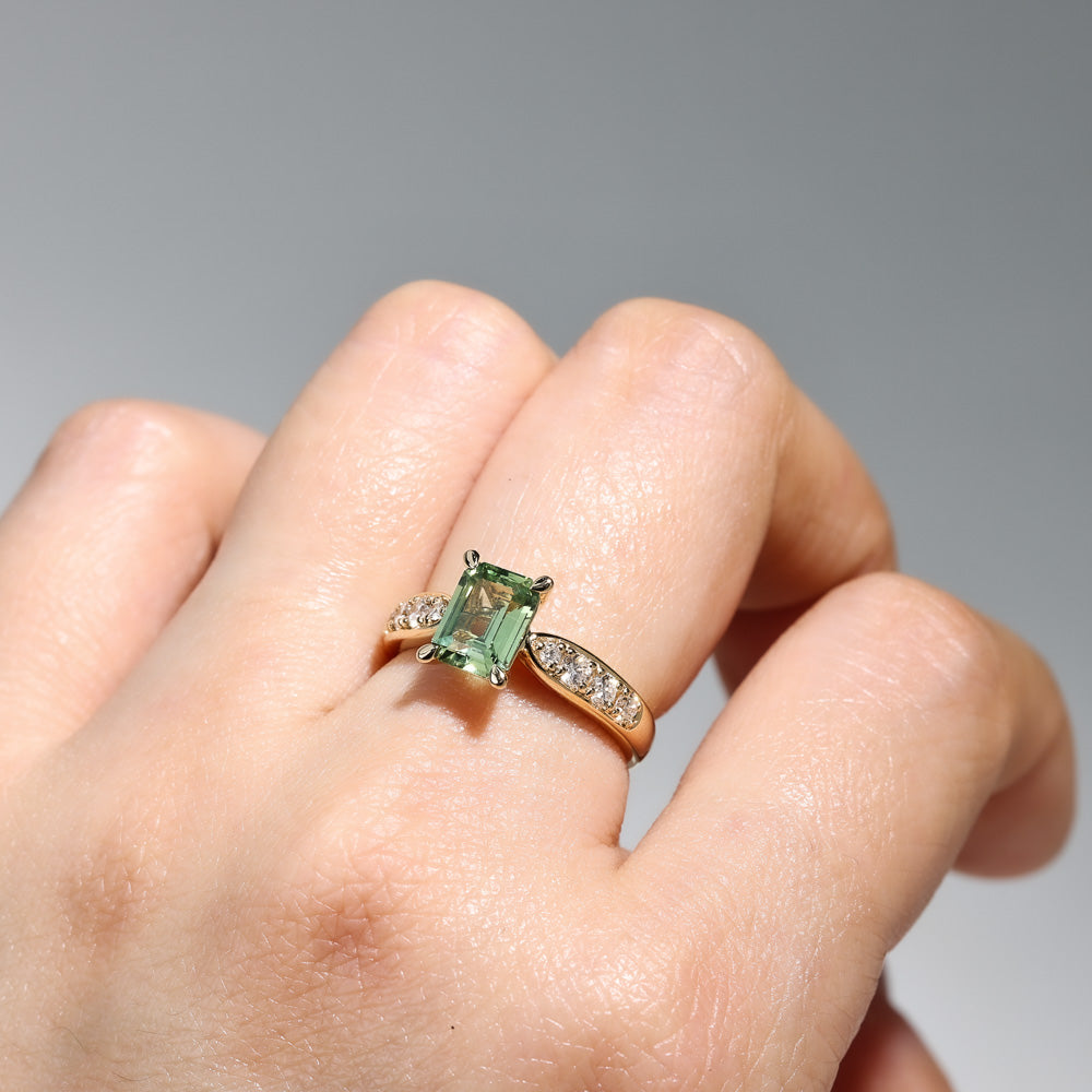 Cecilia Emerald Ring