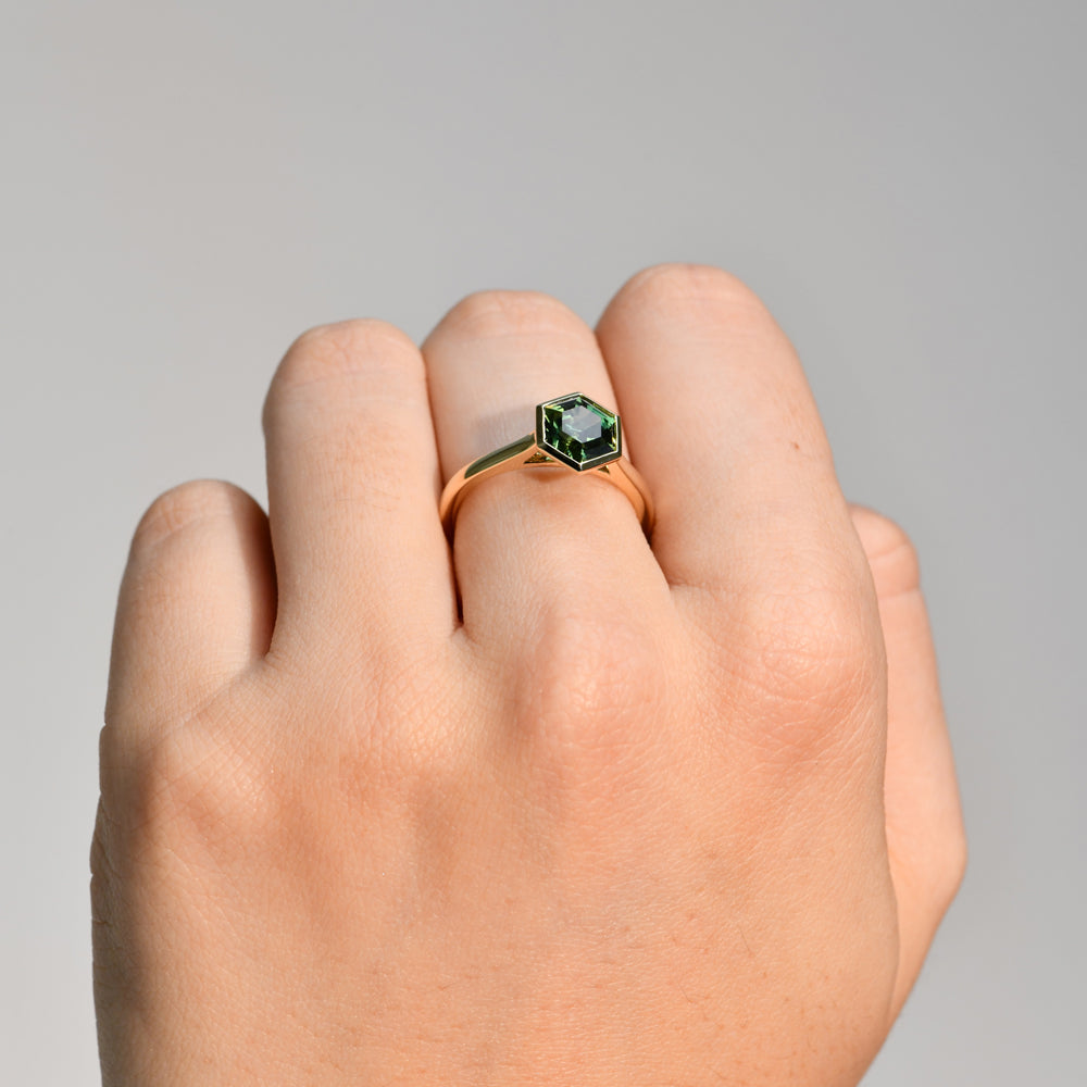 Hexagon Eloise Ring
