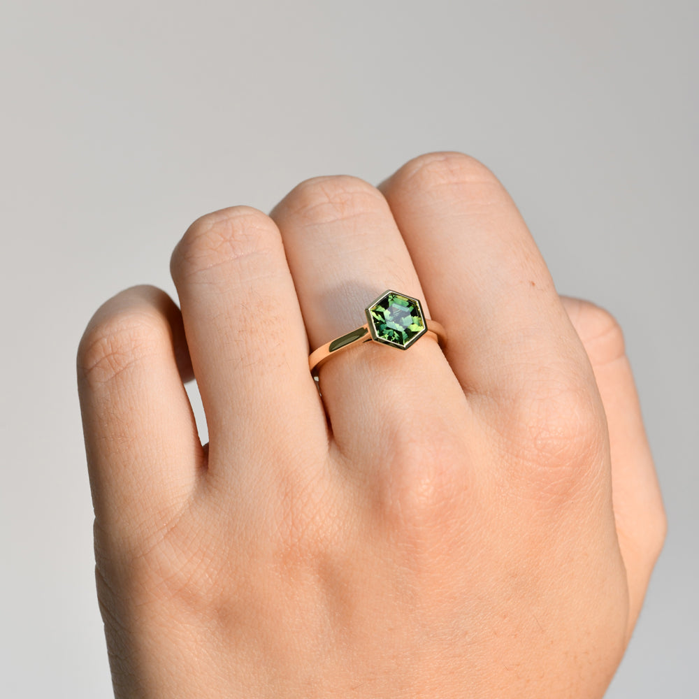 Hexagon Eloise Ring