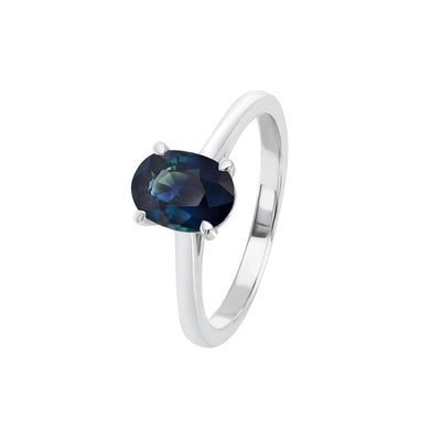 Maira Oval Sapphire Ring