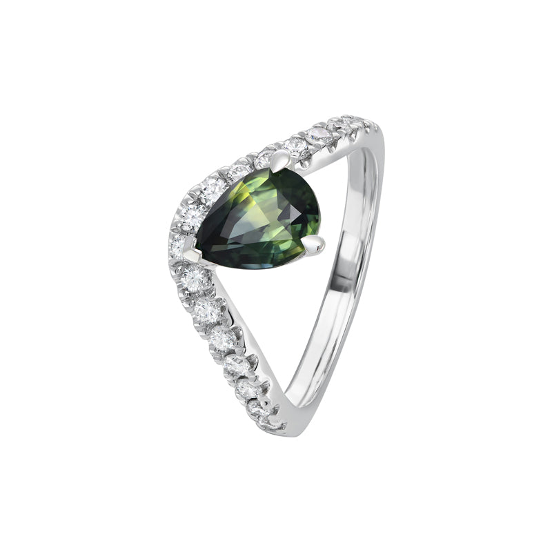 Elysia Pear Ring