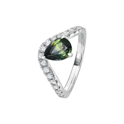 Elysia Pear Ring