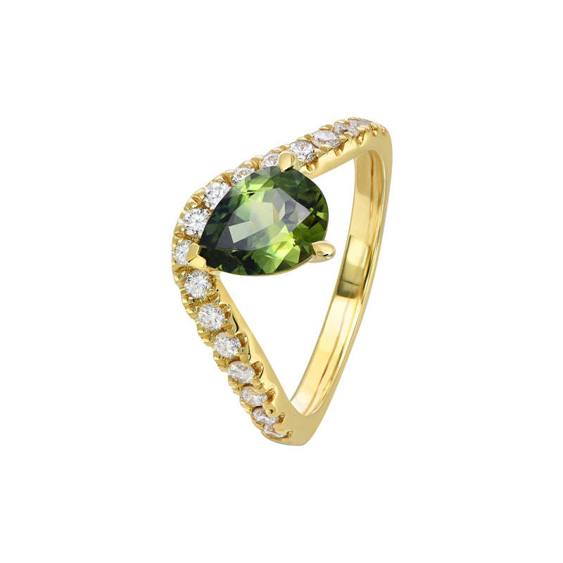 Elysia Pear Ring