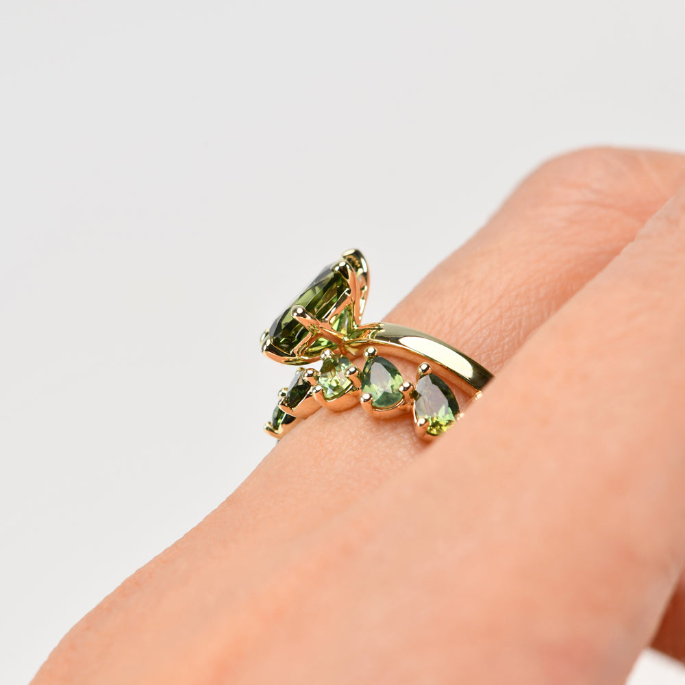 Pear Maya Ring