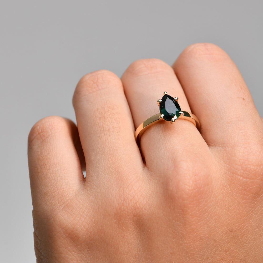Pear Maya Ring