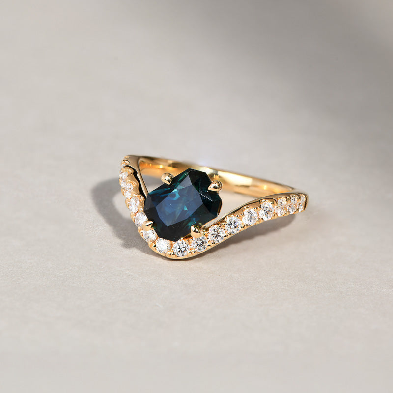 Elysia Emerald Ring
