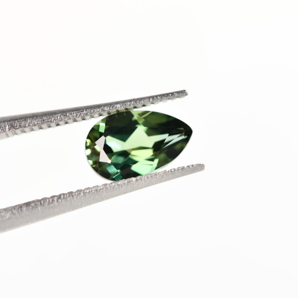 Australian Sapphire Pear 1 Greenish Teal