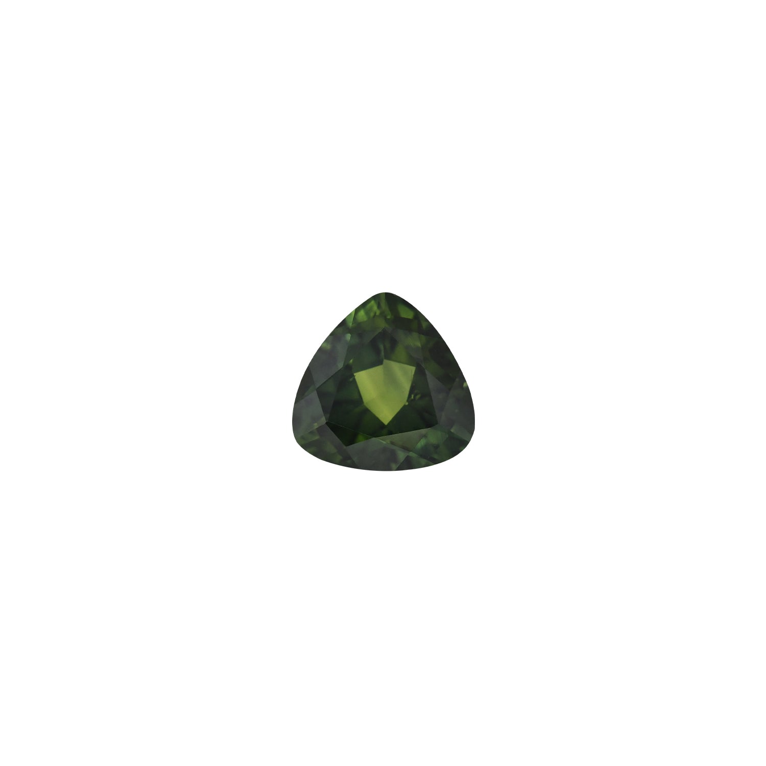 Australian Sapphire Trilliant 1=1.47ct Green