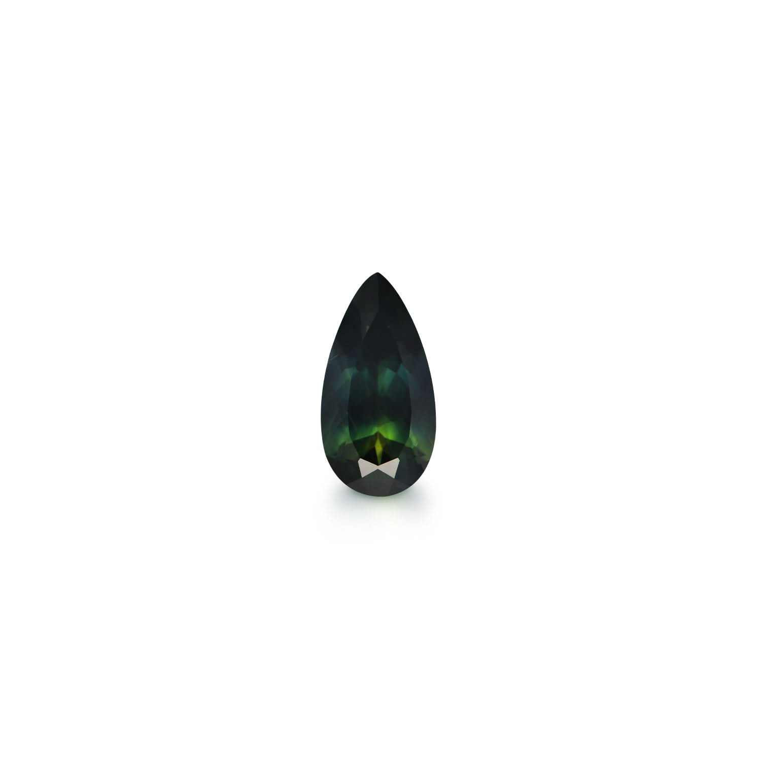 Australian Sapphire Pear 1 Teal