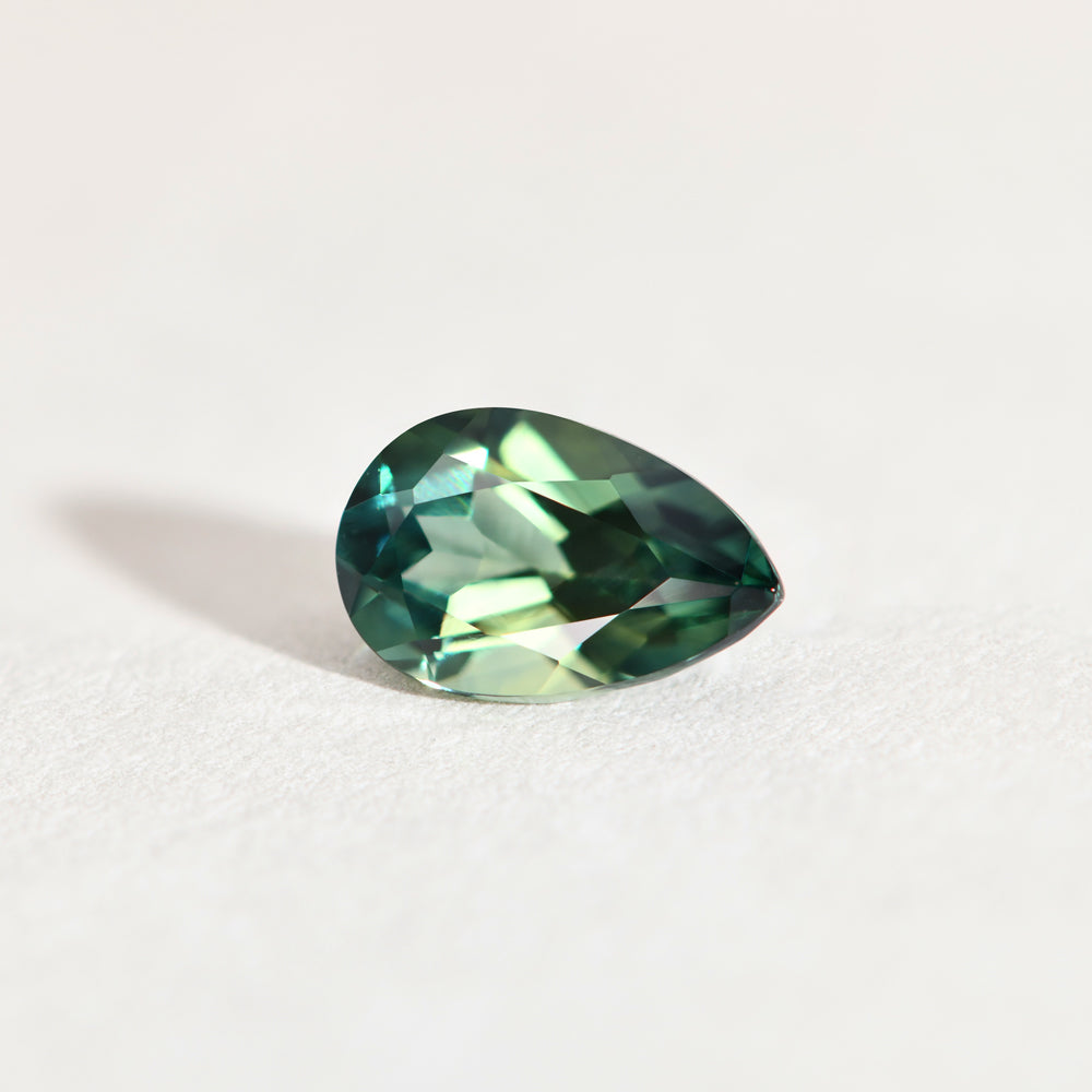 Australian Sapphire Pear 1 Light Teal