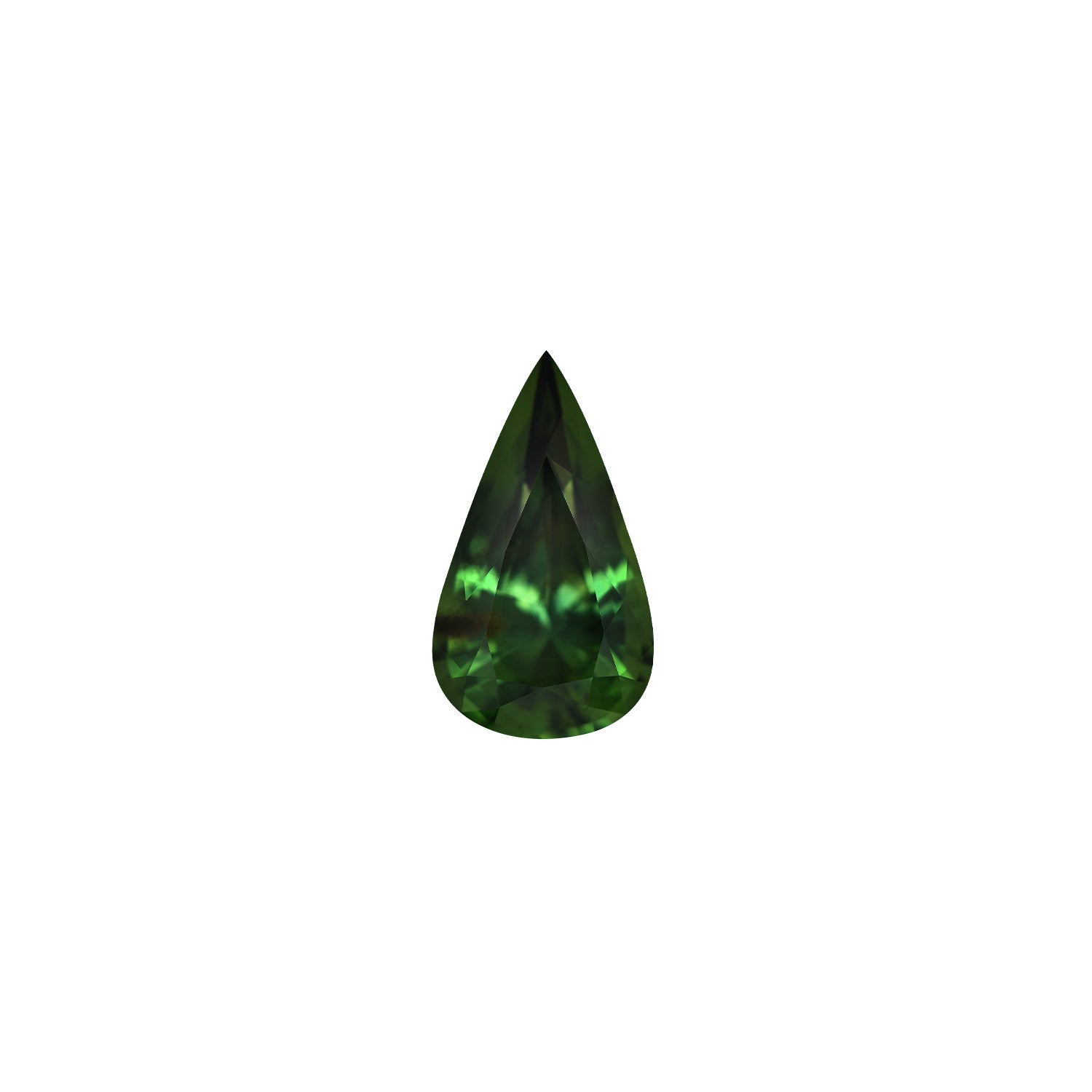 Australian Sapphire Pear 1=3.05ct Green