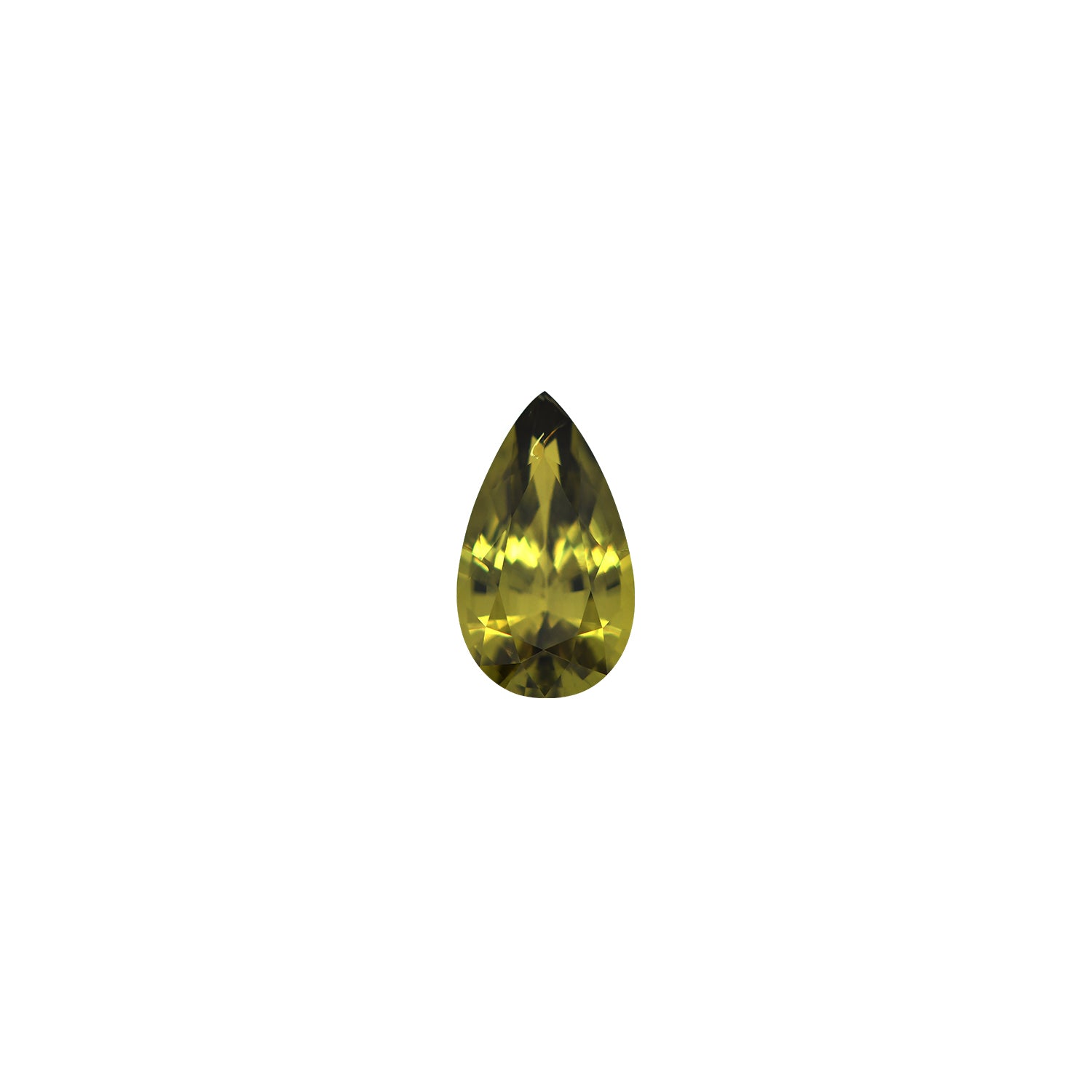 Australian Sapphire Pear 1=1.28ct Green