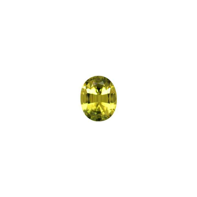 Australian Sapphire Oval 1 Yellow