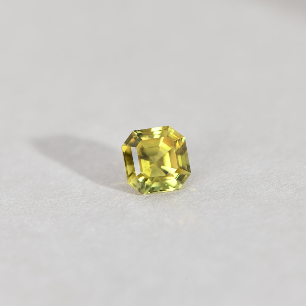 Australian Sapphire Square Emerald 1 Deep Yellow