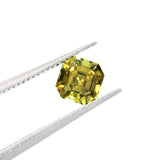 Australian Sapphire Square Emerald 1 Deep Yellow