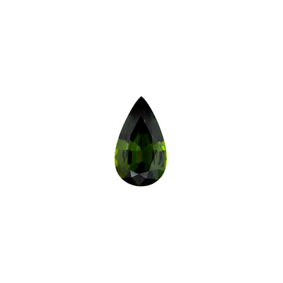 Australian Sapphire Pear 1=2.20ct Green