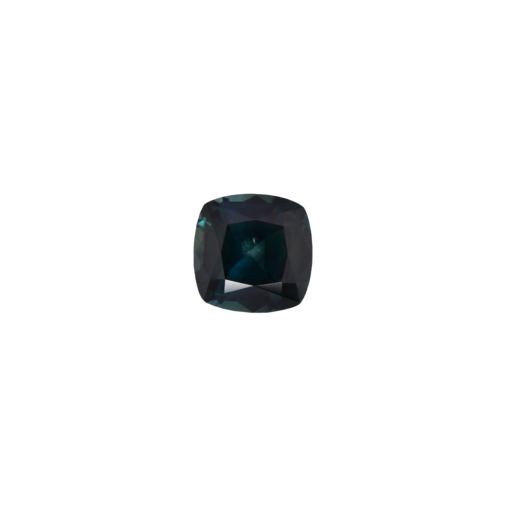 Australian Sapphire Square Cushion 1 Blue Teal