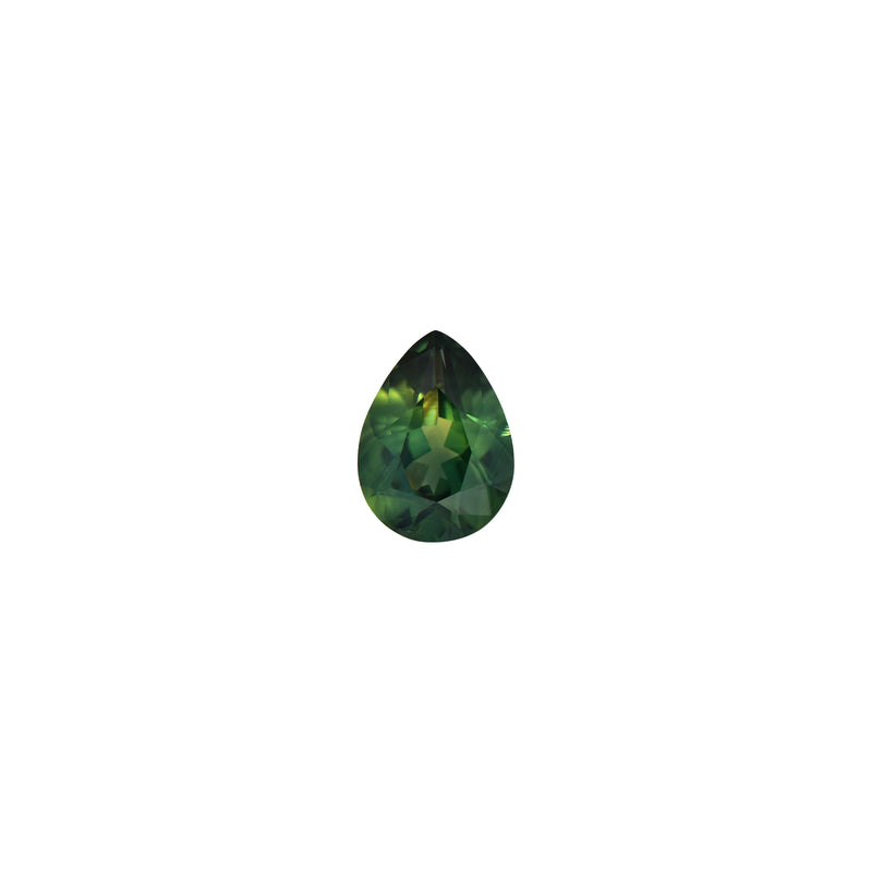 Australian Sapphire Pear 1=0.97ct Parti
